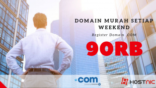 Domain .COM Cuma 90rb