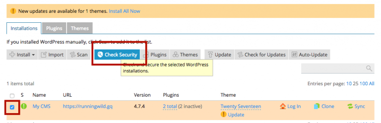 Fitur Check Security pada WordPress Toolkit image 2