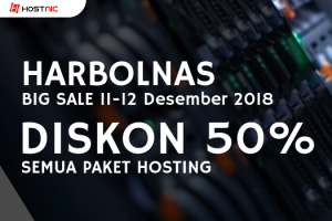 Harbolnas: 11-12 Desember Diskon 50% Semua Paket Hosting