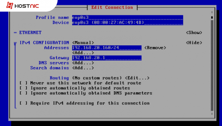 3 Cara untuk seting Static IP Address di RHEL 8