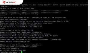 Cara Membuat CSR SSL di Linux ( Certificate Signing Request )