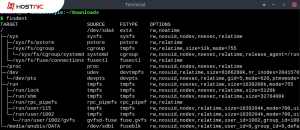 Menampilkan Mount File System di Linux