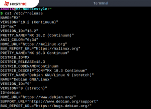Command Line Release Linux