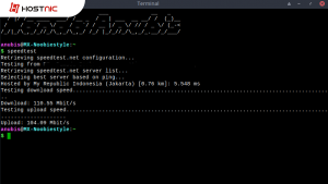 Speedtest menggunakan cli di linux