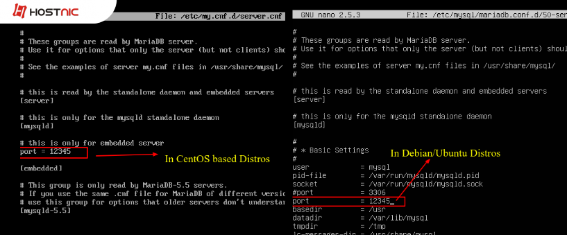 Cara mengganti Port mariadb di linux CentOS/Ubuntu