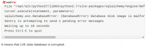 Cara mengatasi lveinfo database error