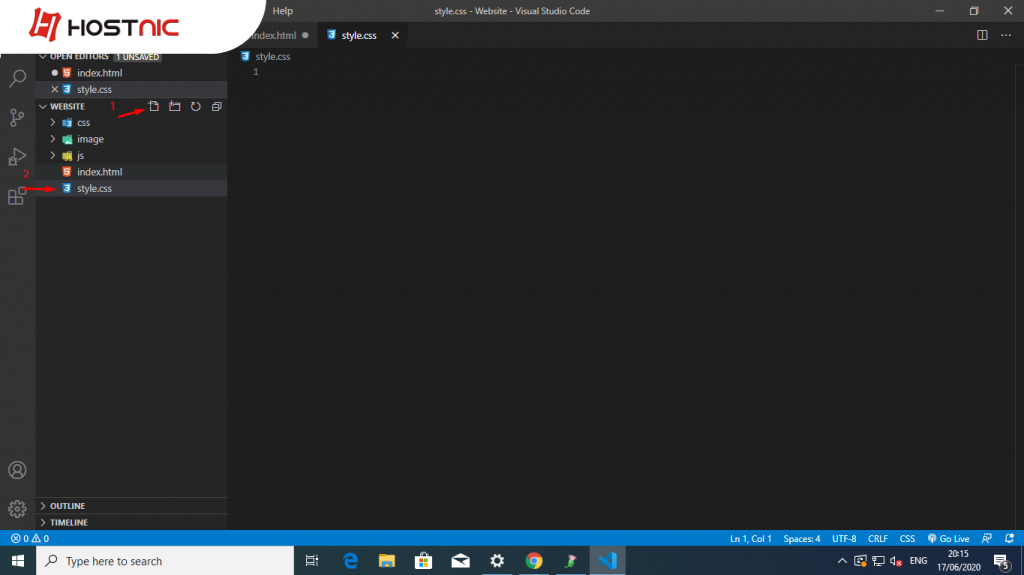 Cara menghubungkan HTML dengan CSS - Hostnic.id
