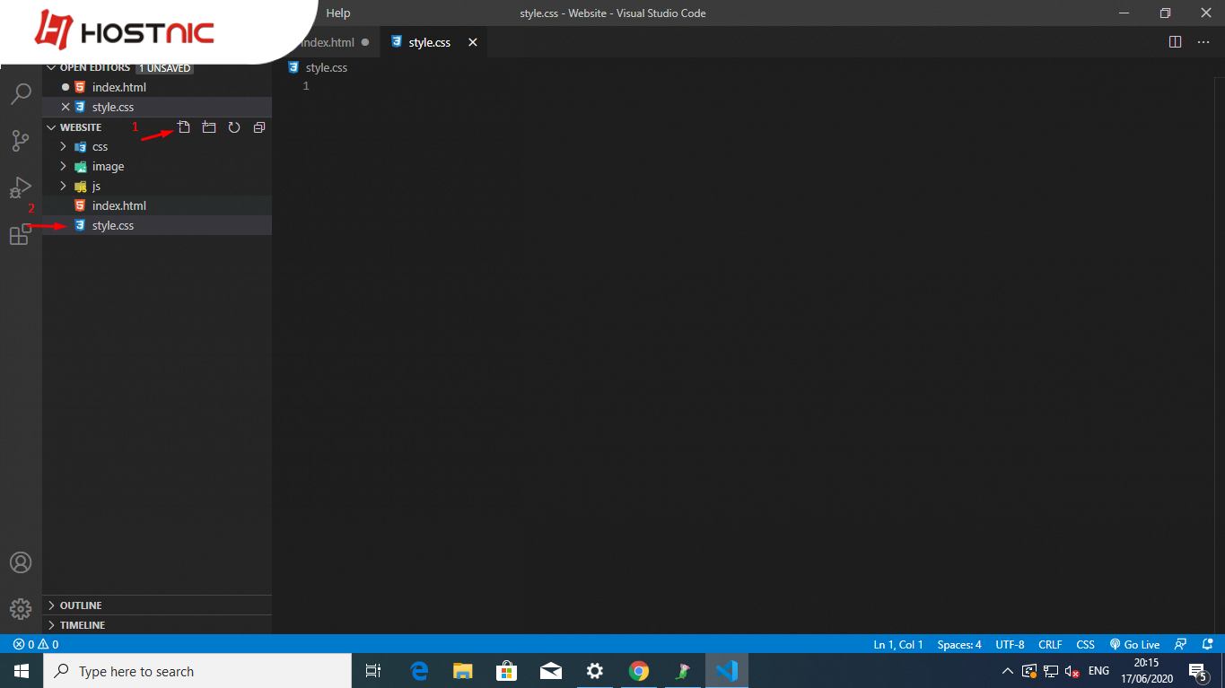 Cara menghubungkan HTML dengan CSS - Hostnic.id