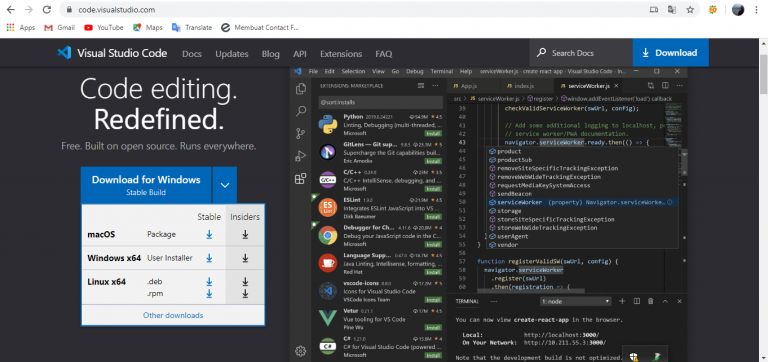 visual studio vs studio code