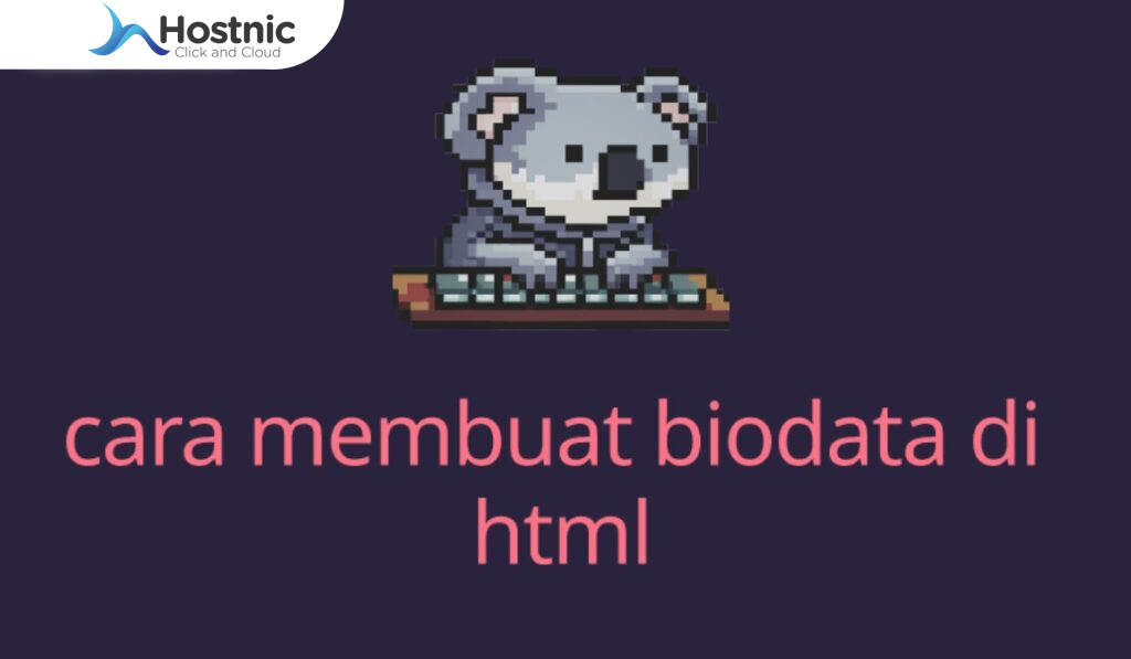 Contoh Coding HTML Website Biodata: Memperkenalkan Dirimu Dalam Kode.