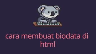 Contoh Coding HTML Website Biodata: Memperkenalkan Dirimu Dalam Kode