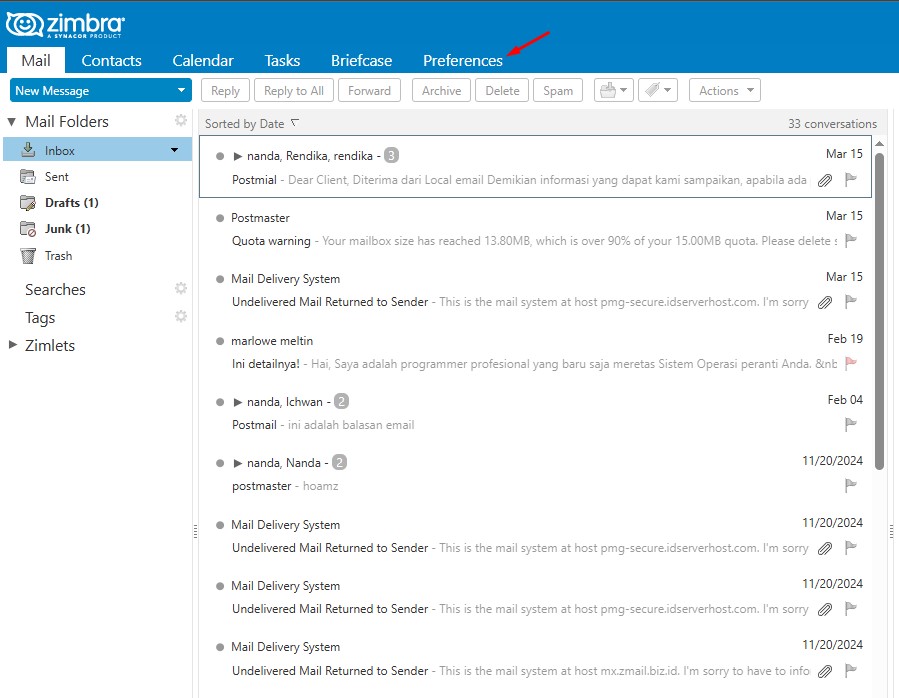 Tutorial Lengkap Cara Membuat Filter Email di ZMAIL