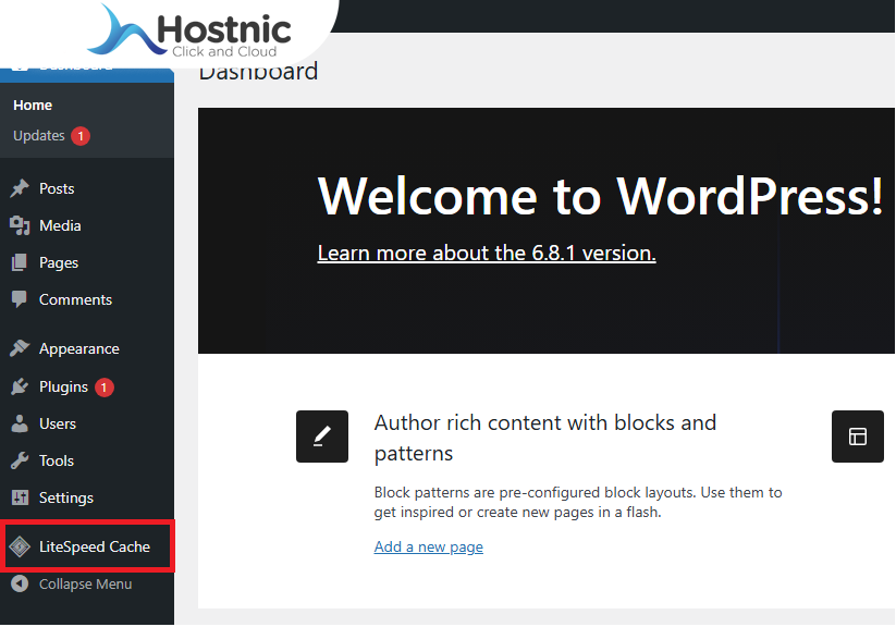 LiteSpeed Cache di WordPress
